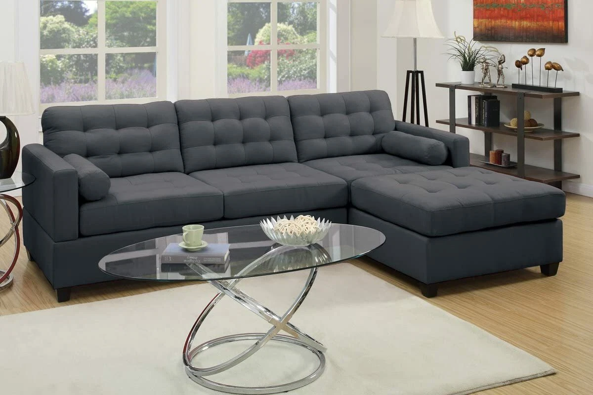 Black reversible sectional deals