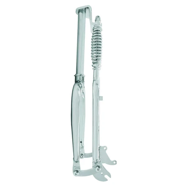 20" Fork with Brake Mount 1" Threadless Bicycle Cruiser Classic Dual Spring Fork - Image 2 of 3