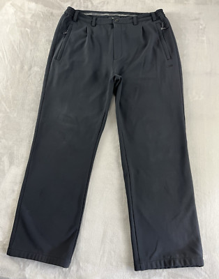 EIDER S Min M Pants Men Extra Large Black  Fleece Straight Leg Stretch Winter