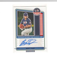 2023 Panini Stars & Stripes USA Baseball Auto #CNTC-BT Brady Tygart