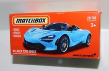 MATCHBOX POWER GRABS 2021 #20 MCLAREN 720S SPIDER
