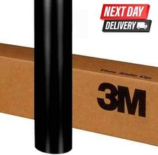 3M 2080 S12 SATIN BLACK VINYL WRAP BEST QUALITY / NEXT DAY DELIVERY