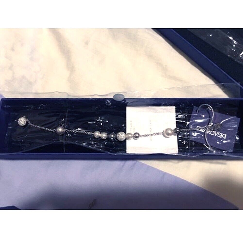 Swarovski Remix Collection Pearl Strand Grey Crystal Swarovski Remix Collection Pearl Strand Grey Crystal