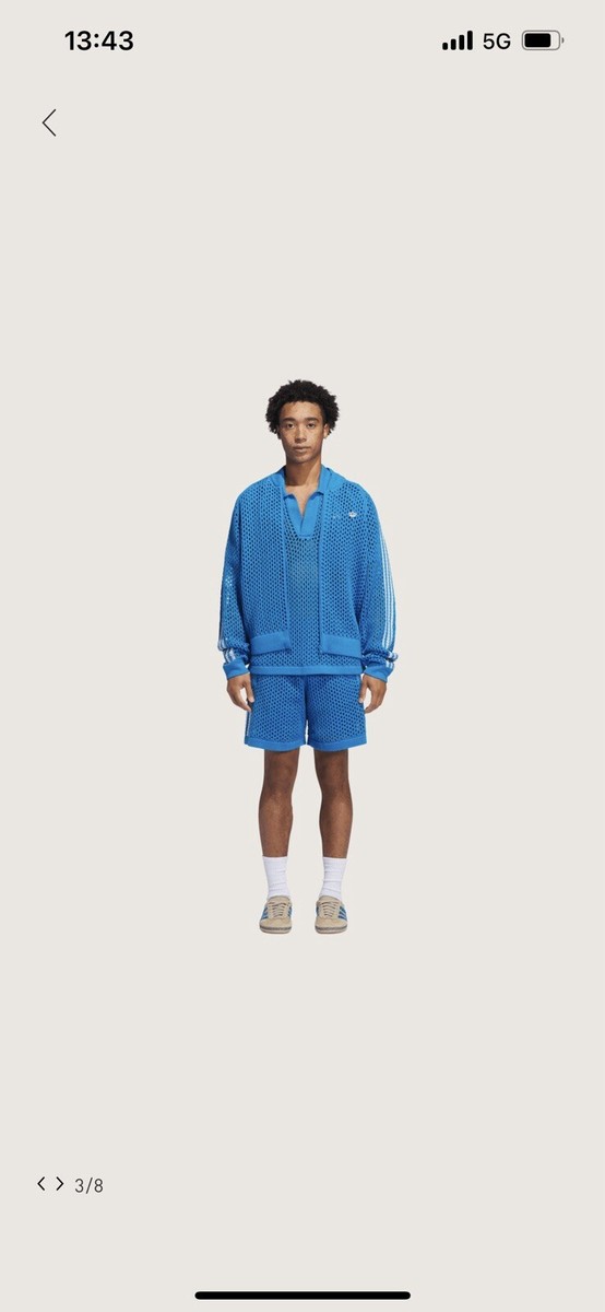 トップス adidas CLOT CROCHET TRACKTOP BRBLUE adidas CLOT CROCHET TRACKTOP BRBLUE （アディダス クロット クロシュ