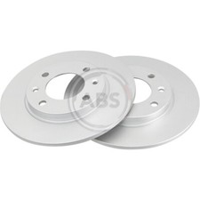 A.B.S. 2x Bremsscheibe hinten 247 Voll für Peugeot 206 CC 2D 2A/C 2E/K