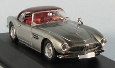 MINICHAMPS BMW 507 Cabrio Hard Top (Silver) 1/43 Scale Diecast Model NEW, RARE!