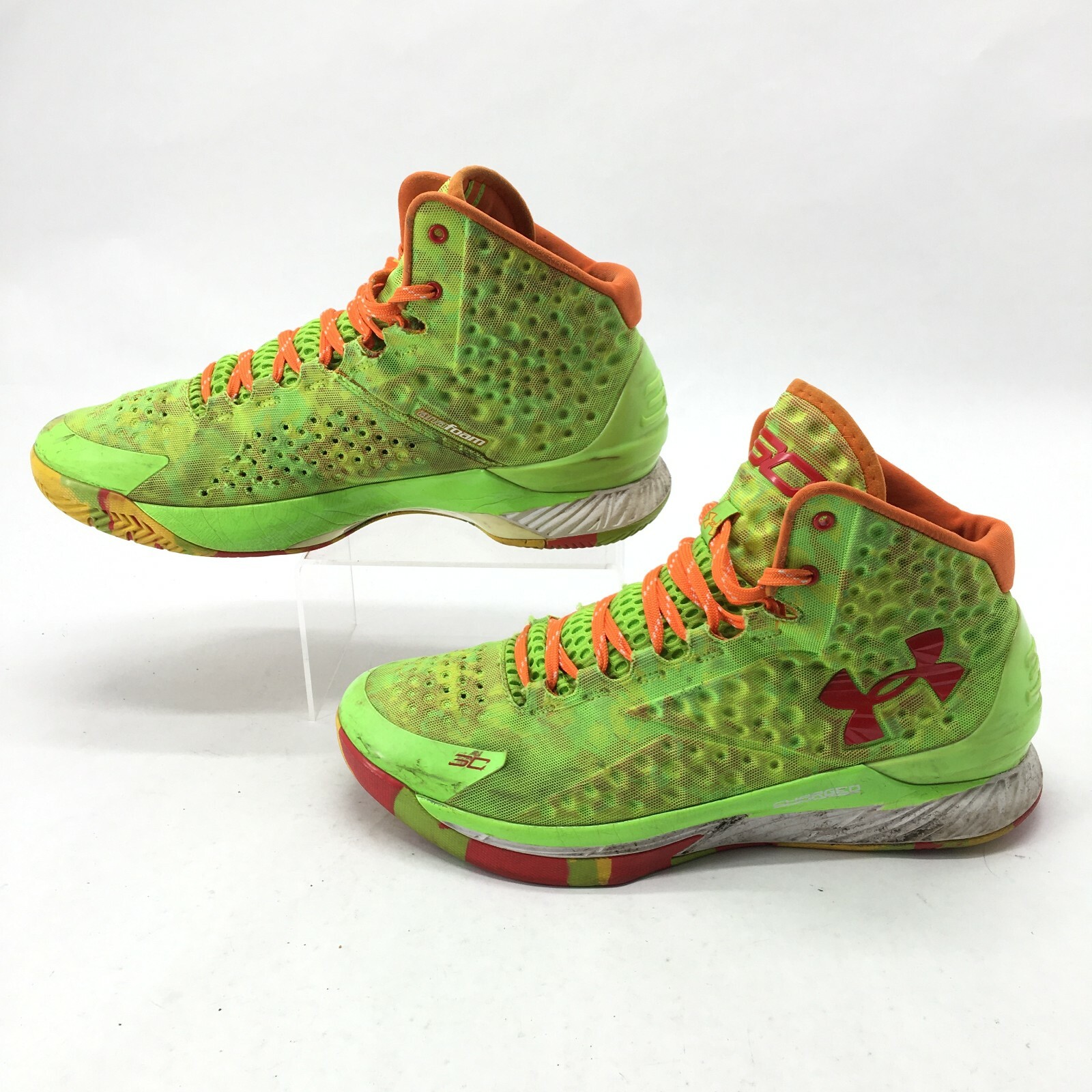 steph curry neon shoes
