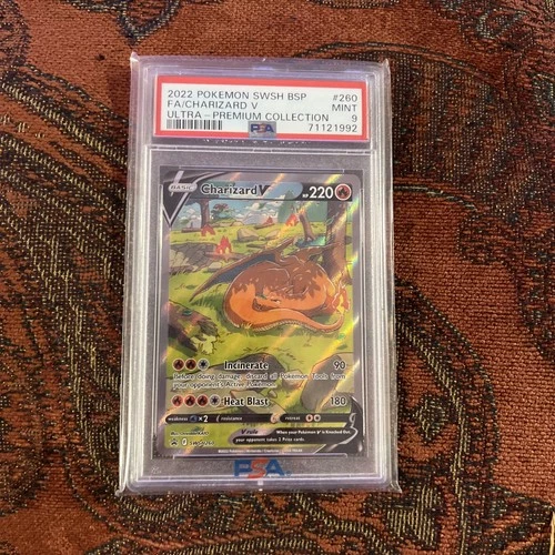 Pokémon Charizard V SWSH260 Full Art Promo Holo SWSH Promo PSA 9 2022