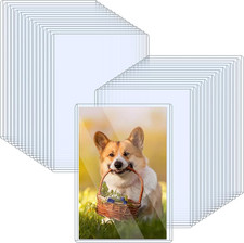 30 Pack Rigid Print Protectors 5" X 7" Clear Photo Protectors