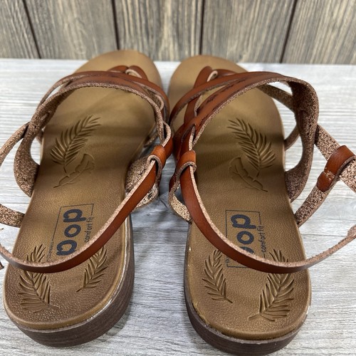 Sandalias Pop Para Mujer Calce Cómodo con Tirantes Talla 8 M Flores Con Correas Informales - Imagen 11 de 15