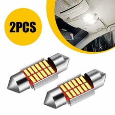 31MM Festoon 3175 C5W 6000K Interior 2PC Bulbs Fit White Door Box Light AUXITO