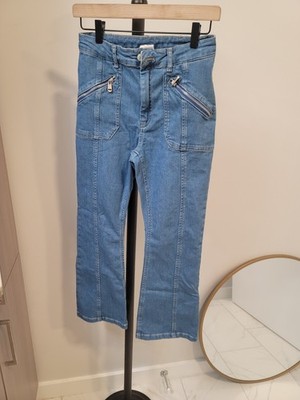 Cinq à Sept Celeste Flare Jeans, Size 4 , Blue