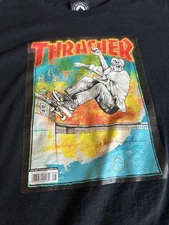 Thrasher Magazine Shirt size Large - August 2024 Lance Mountain Cover 