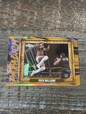 2025 Topps Chrome WWE Trick Williams Paradigm Trick Shot Gold Refractor # /50