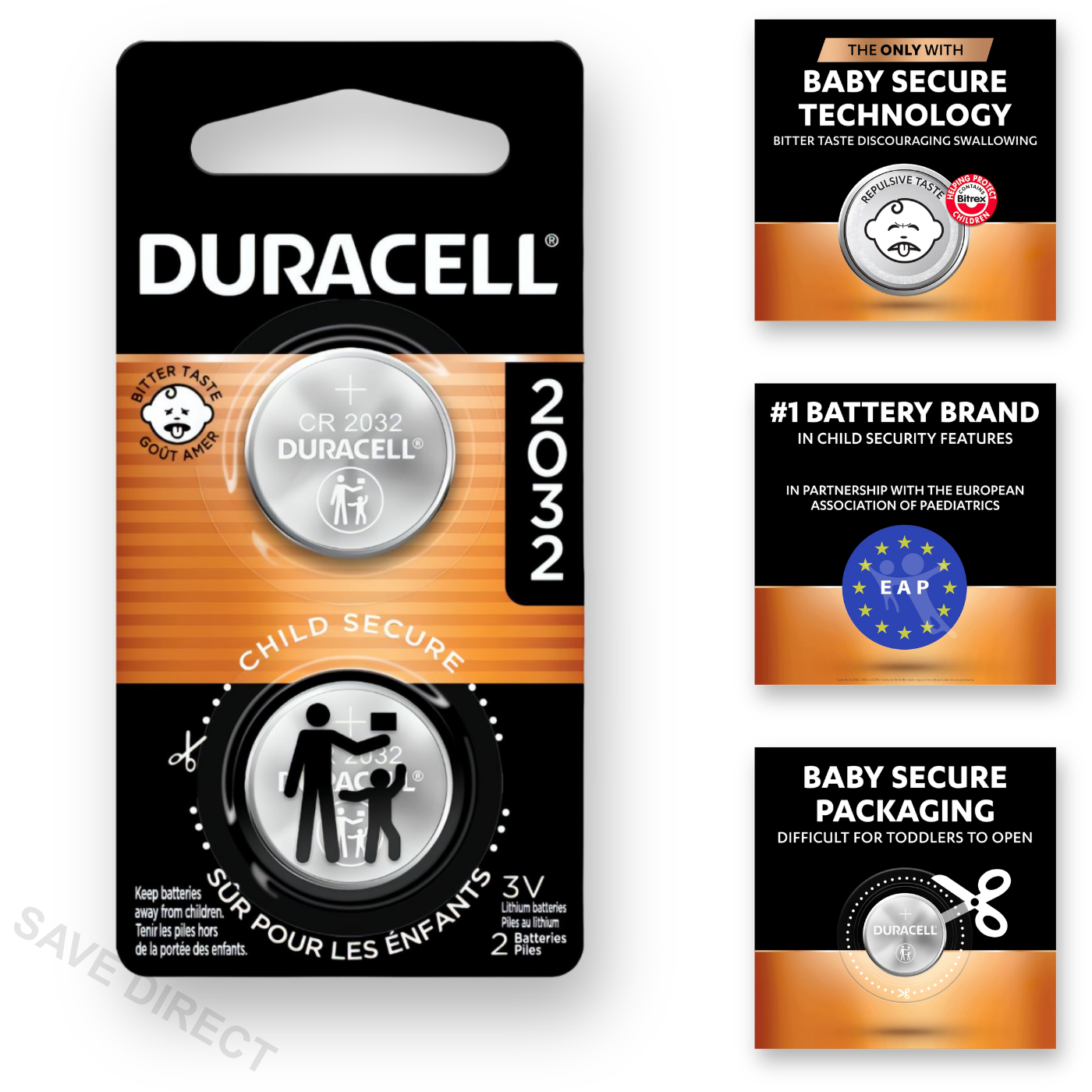 Duracell CR2032 3V Lithium Coin Cell Batteries 2x Long Lasting Power - Image 7