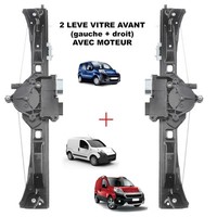Newparts LèVe-Vitre Mechanismus Vorne Links Mit Motor FüR Bipper Fiorino Qubo
