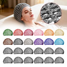 12PCS Crochet Hair Nets Caps Thick Breathable for Women Sleep Salon Spa Home Use