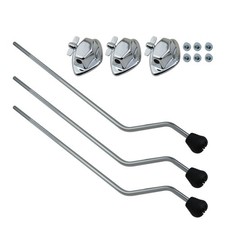 3 Floor Tom Legs Floor Tom Brackets Floor Tom Leg 9.5mmx510mm 3PCS/PK