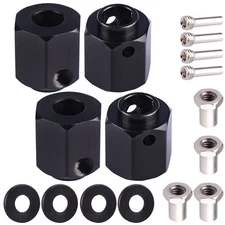 AIMROCK Aluminum 12mm Hex Extended Wheel Hubs 12mm Offset Spacers Upgrades fo...