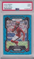 2023 Panini Prizm Blue Wave Tank Dell ROOKIE /199 #341 PSA 9 MINT