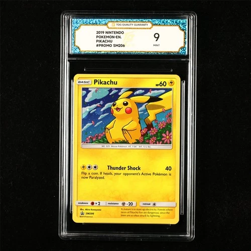 TQG 9 MINT 2019 Pokemon ENG Pikachu SM206 Promo
