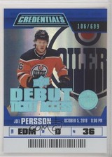 2019 Upper Deck Credentials Debut Ticket Access 106/699 Tier 2 Joel Persson 7l6