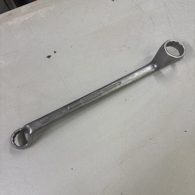 Gedore Vanadium No2, Box-End Offset Combination Wrench, 24mm 27mm Germany Tool