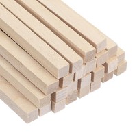 12 Stk HolzdüBel 5/16 X 6 Zoll Quadratisch Unbehandelte NatüRliche HolzstäBchen