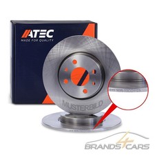 ATEC 2x BREMSSCHEIBE Ø240 VOLL HINTEN FÜR OPEL ASTRA G H 04-10 MERIVA A 1.4 1.6