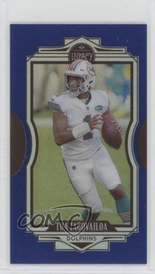 2021 Panini Legacy Premium Edition Mini Sapphire 32/50 Tua Tagovailoa #48 1u6