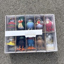 Wondershop 10pc Featherly Friends 2025 Anniversary Collection Christmas Bird Set