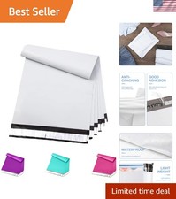 100 Pack Waterproof 6x9 Poly Mailers | Self-Sealing, Opaque Shipping Bags