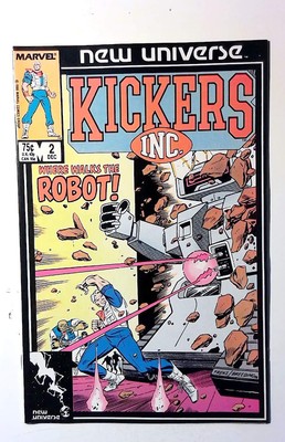 Kickers, Inc. #2 (1986) Marvel Comics 1st Print Comic Book