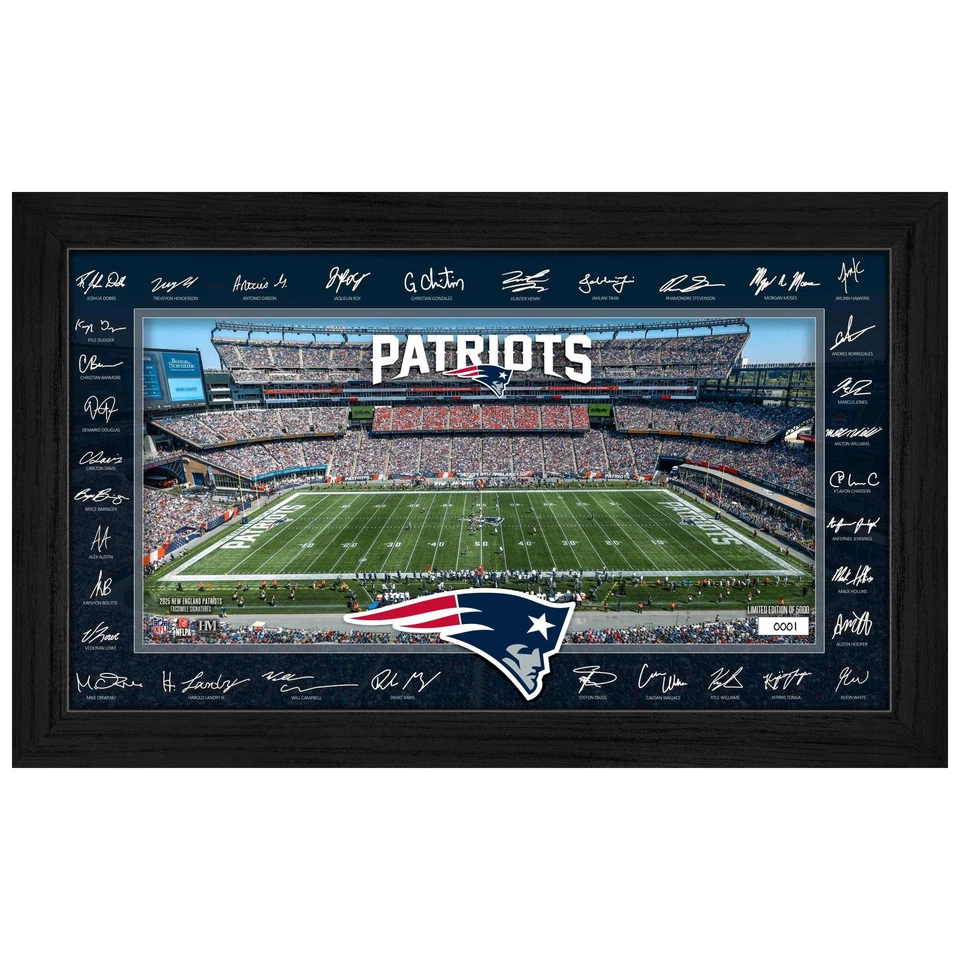 HIGHLAND MINT New England Patriots 2025 NFL Signature Gridiron Bild