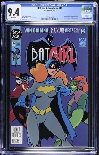 Batman Adventures 12 19l3 Cgc 9.4 White Pages DC Comics 1st Harley Quinn