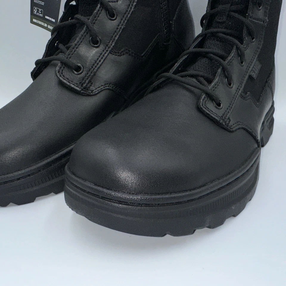 Botas 5.11 Tactical Speed 4.0 8" con cremallera lateral - Negras - 12454ABR - Para hombres 12 **NUEVAS** Foto 3 de 4