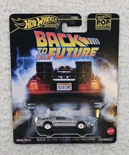Hot Wheels Premium Pop Culture Back to the Future Time Machine DeLorean 1:64