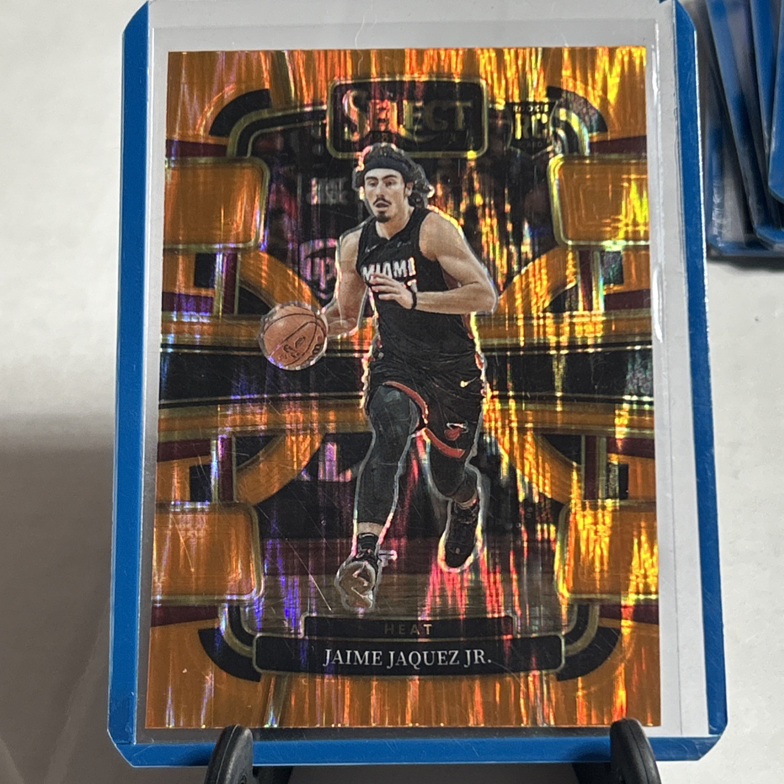 2023-24 Panini Select - Concourse Jaime Jaquez Jr. #100 Orange Tectonic Prizm