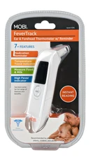 MOBI DualScan FeverTrack Ear & Forehead Thermometer W/ Medication Reminder Alarm