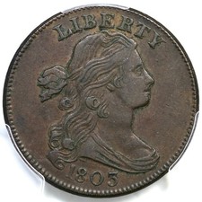 1803 S-251 R-2 PCGS XF 45 Draped Bust Large Cent Coin 1c