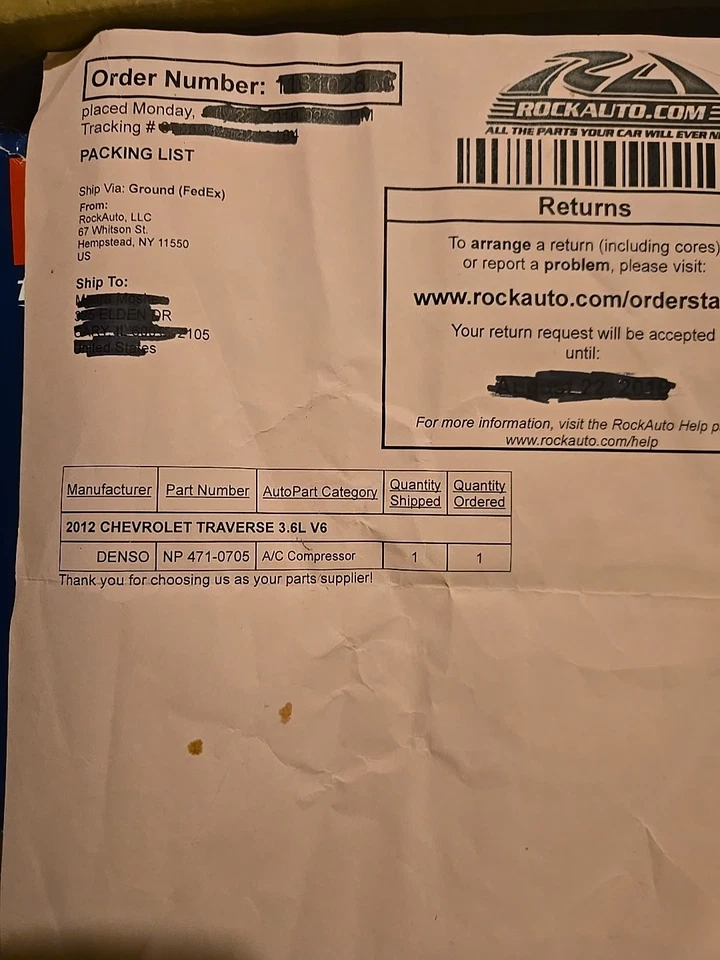 A/C Compressor & Clutch-New DENSO 471-0705 — 第 4/4 张图片