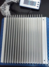 Large Aluminum Heat Sink 10" x 10" x 2 1/8" 6 LBS