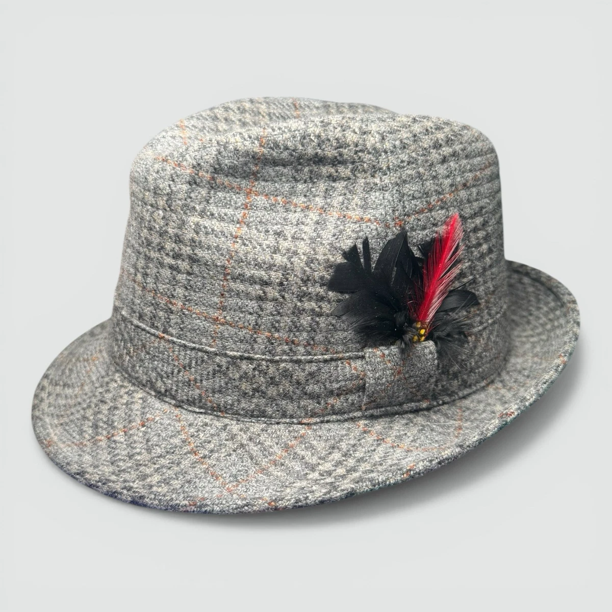 Borsalino Fedora/Trilby Vintage Hats for Men 7 3/8 Size for sale
