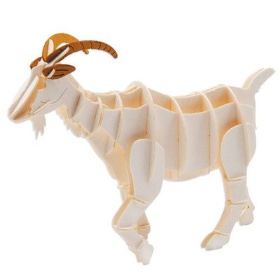 Fridolin 3D Papiermodell Ziege