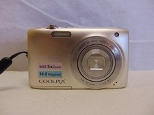 Nikon Coolpix S3100 Digital Camera Silver 14.0MP