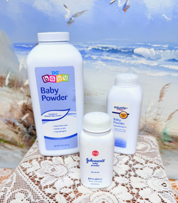Baby Powder with TALC/Talcum {3-Bottles}