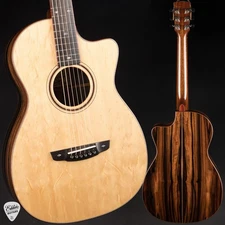 Goodall Parlor 12 Fret Cutaway - Bearclaw Sitka Spruce & Macassar Ebony