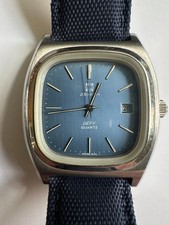 Vintage Zenith Defy Surf quartz square blue dial 01 0031 095 London SW4