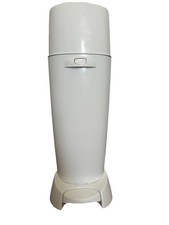 Diaper Genie Diaper Pail Garbage Can Disposal System, White