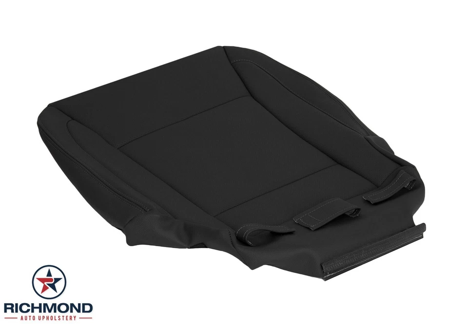 Cubierta de asiento de cuero genuino negra para Hyundai Genesis 2012 - parte inferior del lado del conductor Foto 4 de 4